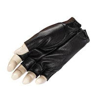 Inspired Suicide 2 Harley Quinn Gloves | Red And Black Cosplay Costume Half Fingered Glove - WickyDeez