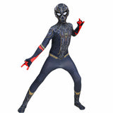 NEW Kids Spider-Man No Way Home Full Cosplay Costume With Mask | Zentai Red & Black Spiderman Jumpsuit Superhero Costume Set-WickyDeez-WickyDeez