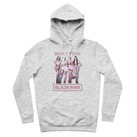 Blackpink | Born Pink | Pink Outfits Seoul Concert | 100% Organic Cotton Hoodie-WickyDeez | alloverprint.it-WickyDeez