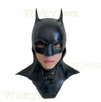 NEW Arrival Alt v4.0 The Batman 2022 Movie Mask Pattinson Full Head 1:1 Cosplay Cowl - WickyDeez