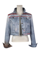 NEW America Chavez Denim Jacket | Cosplay Costume Jacket in Dr Strange The Multiverse of Madness 2022-WickyDeez | Kitty-WickyDeez