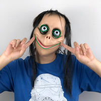 LED MOMO Horror Mask | Hacking Game MO MO Cosplay Costume Prop