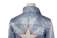 NEW America Chavez Denim Jacket | Cosplay Costume Jacket in Dr Strange The Multiverse of Madness 2022-WickyDeez | Kitty-WickyDeez