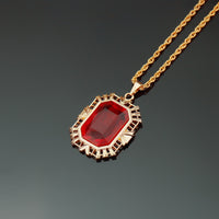 The Sandman Ruby Neckalce King of Dreams Morpheus | Cosplay Costume Red Stone Pendant Prop-WickyDeez | Ben-WickyDeez