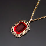 The Sandman Ruby Neckalce King of Dreams Morpheus | Cosplay Costume Red Stone Pendant Prop-WickyDeez | Ben-WickyDeez