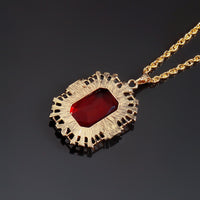 The Sandman Ruby Neckalce King of Dreams Morpheus | Cosplay Costume Red Stone Pendant Prop-WickyDeez | Ben-WickyDeez