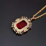 The Sandman Ruby Neckalce King of Dreams Morpheus | Cosplay Costume Red Stone Pendant Prop-WickyDeez | Ben-WickyDeez