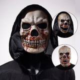 Skeleton Moveable Mouth Skull Mask Halloween Horror Haunted House Cosplay Costume Party Mask-WickyDeez | Ben-WickyDeez