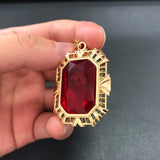 The Sandman Ruby Neckalce King of Dreams Morpheus | Cosplay Costume Red Stone Pendant Prop-WickyDeez | Ben-WickyDeez