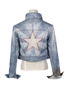 NEW America Chavez Denim Jacket | Cosplay Costume Jacket in Dr Strange The Multiverse of Madness 2022-WickyDeez | Kitty-WickyDeez