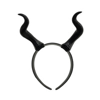 Black Queen Sheep Demon Witch Horn Headwear Cosplay Costume Hairband