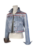 NEW America Chavez Denim Jacket | Cosplay Costume Jacket in Dr Strange The Multiverse of Madness 2022-WickyDeez | Kitty-WickyDeez