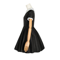 2022 Wednesday Addams Cosplay Costume Dress Optional Hair Wig Props