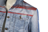 NEW America Chavez Denim Jacket | Cosplay Costume Jacket in Dr Strange The Multiverse of Madness 2022-WickyDeez | Kitty-WickyDeez