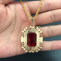 The Sandman Ruby Neckalce King of Dreams Morpheus | Cosplay Costume Red Stone Pendant Prop-WickyDeez | Ben-WickyDeez