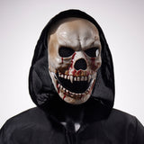 Skeleton Moveable Mouth Skull Mask Halloween Horror Haunted House Cosplay Costume Party Mask-WickyDeez | Ben-WickyDeez