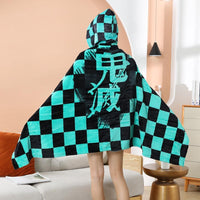 Anime Demon Slayer Cloak Cosplay Blanket | Soft Warm Cloak Costume Prop - WickyDeez