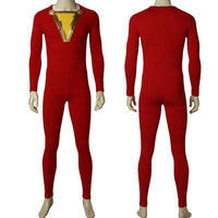 2019 Shazam Movie Custom Made Complete Shazam Cosplay Costume | With or Without Boots | or Cape Only - Free Shipping-DC Comics Cosplay-WickyDeez