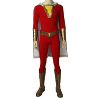 2019 Shazam Movie Custom Made Complete Shazam Cosplay Costume | With or Without Boots | or Cape Only - Free Shipping-DC Comics Cosplay-WickyDeez