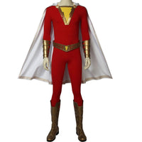 2019 Shazam Movie Custom Made Complete Shazam Cosplay Costume | With or Without Boots | or Cape Only - Free Shipping-DC Comics Cosplay-WickyDeez