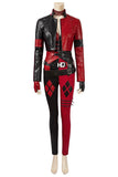 NEW Suicide 2 Harley Quinn Full Costume | Red & Black Jester Punk Cosplay Outfit Set Options - WickyDeez