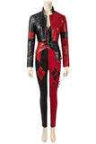 NEW Suicide 2 Harley Quinn Full Costume | Red & Black Jester Punk Cosplay Outfit Set Options - WickyDeez