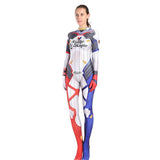 Suicide Squad Harley Quinn D.VA Skin Cosplay Costumes Lycra Spandex Bodysuit (Adult & Kids Sizes) - WickyDeez