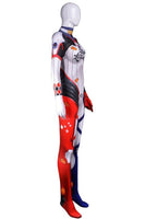 Suicide Squad Harley Quinn D.VA Skin Cosplay Costumes Lycra Spandex Bodysuit (Adult & Kids Sizes) - WickyDeez