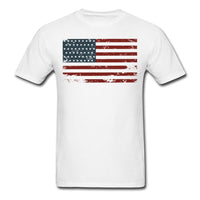 Premium USA Men's T-Shirt American Flag Tee Top - WickyDeez