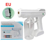 Wireless / Rechargable Disinfectant Portable Sprayer Gun | Features Nano Blue LED Lights | Spray Gun with 1300W w/ 800mL Capacity - WickyDeez