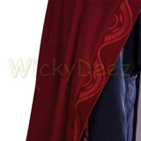 Adult Dr Strange Cloak of Levitation Doctor Strange Red Robe Cape-Marvel Comics Cosplay-WickyDeez