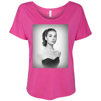 Audrey Hepburn Bella + Canvas - Women's Tee-Women's Tops-WickyDeez