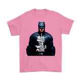 Batman Justice League 2017 - I Can Save The World Alone (Special Edition) Gildan Mens T-Shirt-DC Comics Cosplay-WickyDeez