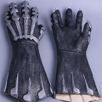 Black Panther Gloves - 2018 Movie Cosplay Costume Prop Handmade Gloves-Marvel Comics Cosplay-WickyDeez