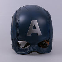 Captain America Helmet Avengers Age of Ultron Infinity War Steve Rogers Cosplay Helmet Mask-Marvel Comics Cosplay-WickyDeez