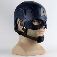 Captain America Steve Rogers Avengers Cosplay Helmet Mask Prop-Marvel Comics Cosplay-WickyDeez