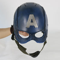 Captain America Steve Rogers Avengers Cosplay Helmet Mask Prop-Marvel Comics Cosplay-WickyDeez