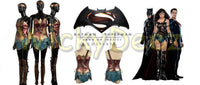 Custom Size Wonder Woman Justice League Complete Cosplay Costume + Boots & Lasso-DC Comics Cosplay-WickyDeez