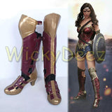 Custom Size Wonder Woman Justice League Complete Cosplay Costume + Boots & Lasso-DC Comics Cosplay-WickyDeez