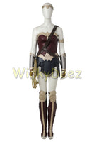 Custom Size Wonder Woman Justice League Cosplay Costume with Boots & Lasso-DC Comics Cosplay-WickyDeez