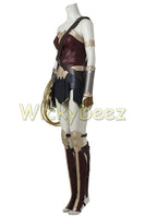 Custom Size Wonder Woman Justice League Cosplay Costume with Boots & Lasso-DC Comics Cosplay-WickyDeez