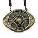 Dr Strange Ring & Necklace Eye of Agamotto Glow in the Dark Pendant Cosplay Prop-Marvel Comics Cosplay-WickyDeez