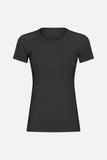 Activewear Compression Crewneck Top | Ultra -stretchy Sports Gymwear Tee - WickyDeez