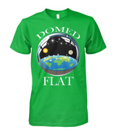 Flat Earth Domed Unisex Premium Tee Shirt for Men & Women-Men's Tops-WickyDeez