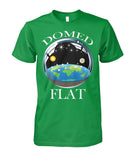 Flat Earth Domed Unisex Premium Tee Shirt for Men & Women-Men's Tops-WickyDeez