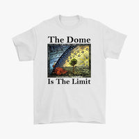 Flat Earth Shirt | Flat Earth Map | The Dome | Tees Shirt | Gildan Mens T-Shirt-Men's Tops-WickyDeez