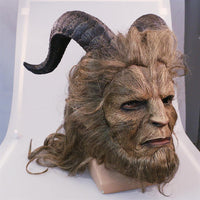 Handmade Beauty and the Beast Mask Prince Dan Stevens Beast Mask Cosplay-Disney Cosplay-WickyDeez