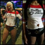 Inspired Harley Quinn Daddy's Lil Monster Suicide Squad Replica Shirt-DC Comics Cosplay-WickyDeez