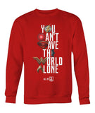 Justice League 2017 You Can't Save the World Alone Unisex Crew Neck Sweatshirt (Symbol Edition)-DC Comics Cosplay-WickyDeez