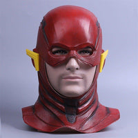 Justice League The Flash Cosplay Mask Full Face Barry Allen Flash Helmet Mask-DC Comics Cosplay-WickyDeez